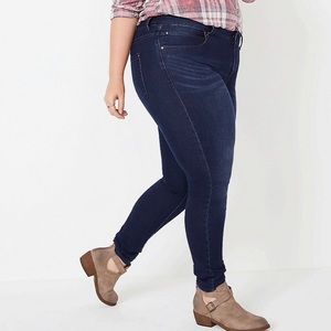 Maurice High Rise Stretch Dark Skinny Jeans